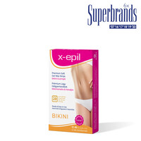 X-Epil Ready to Use Premium Gel Wax Strips for bikini – 12 pcs