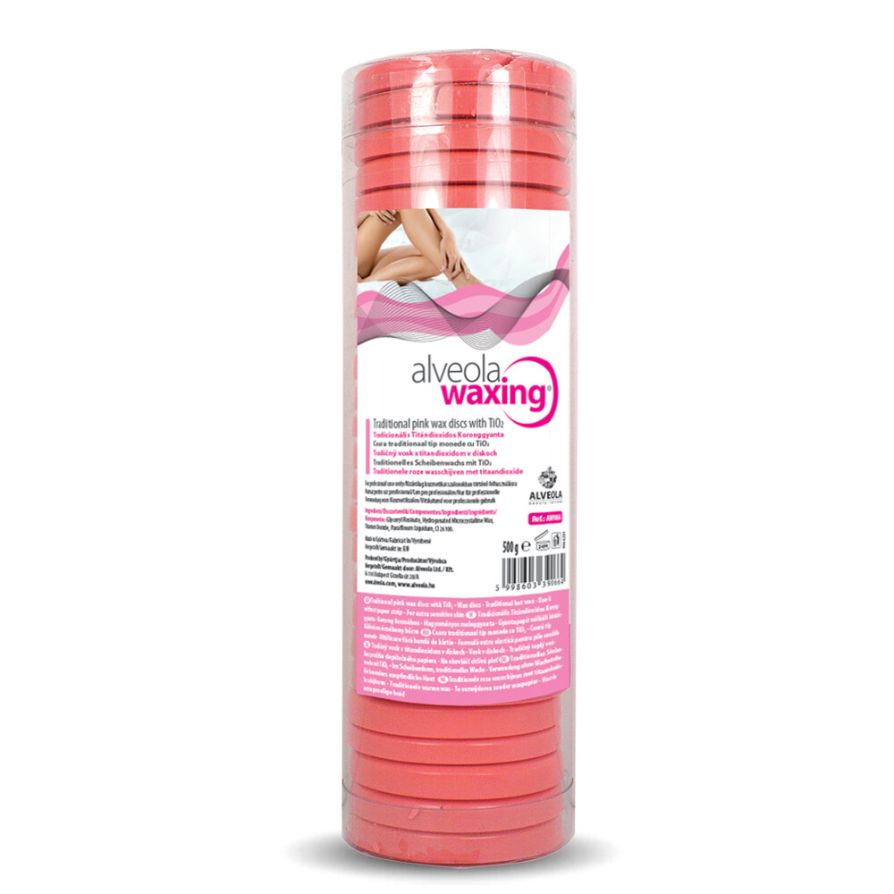 Pink Tio2 Wax Disk Tube 500g