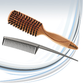 Hair brushes, combs