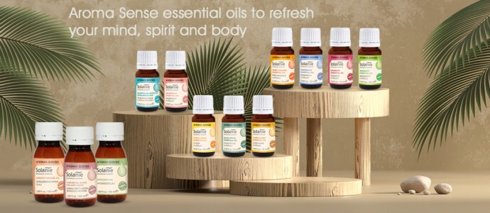 Aroma Sense essential oils to refresh your mind, spirit and body