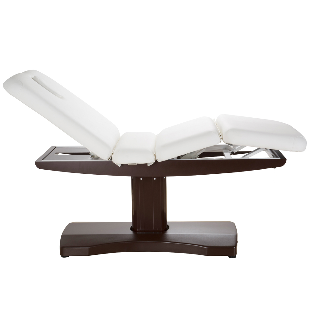 Electric Massage Bed with faux wood footboard