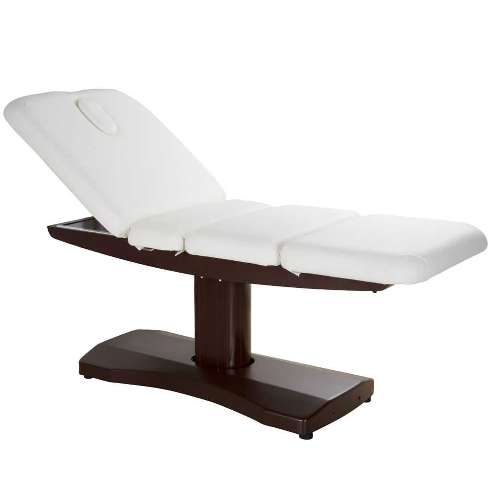 Electric Massage Bed with faux wood footboard