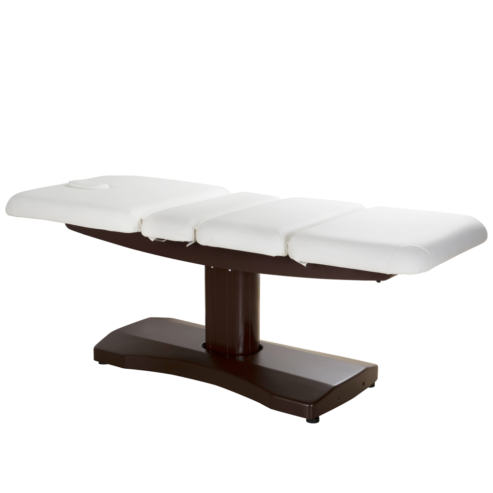 Electric Massage Bed with faux wood footboard