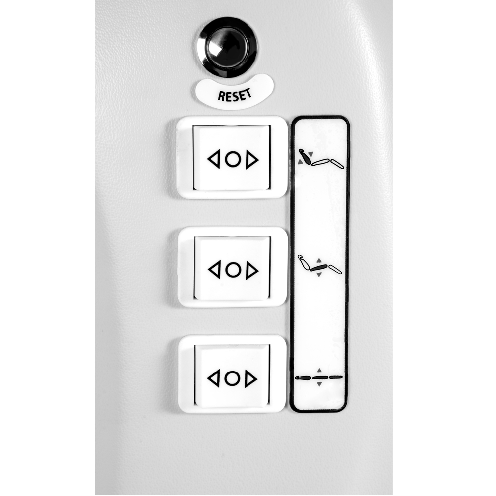 Medical Plus beauty bed with 4 motors grey