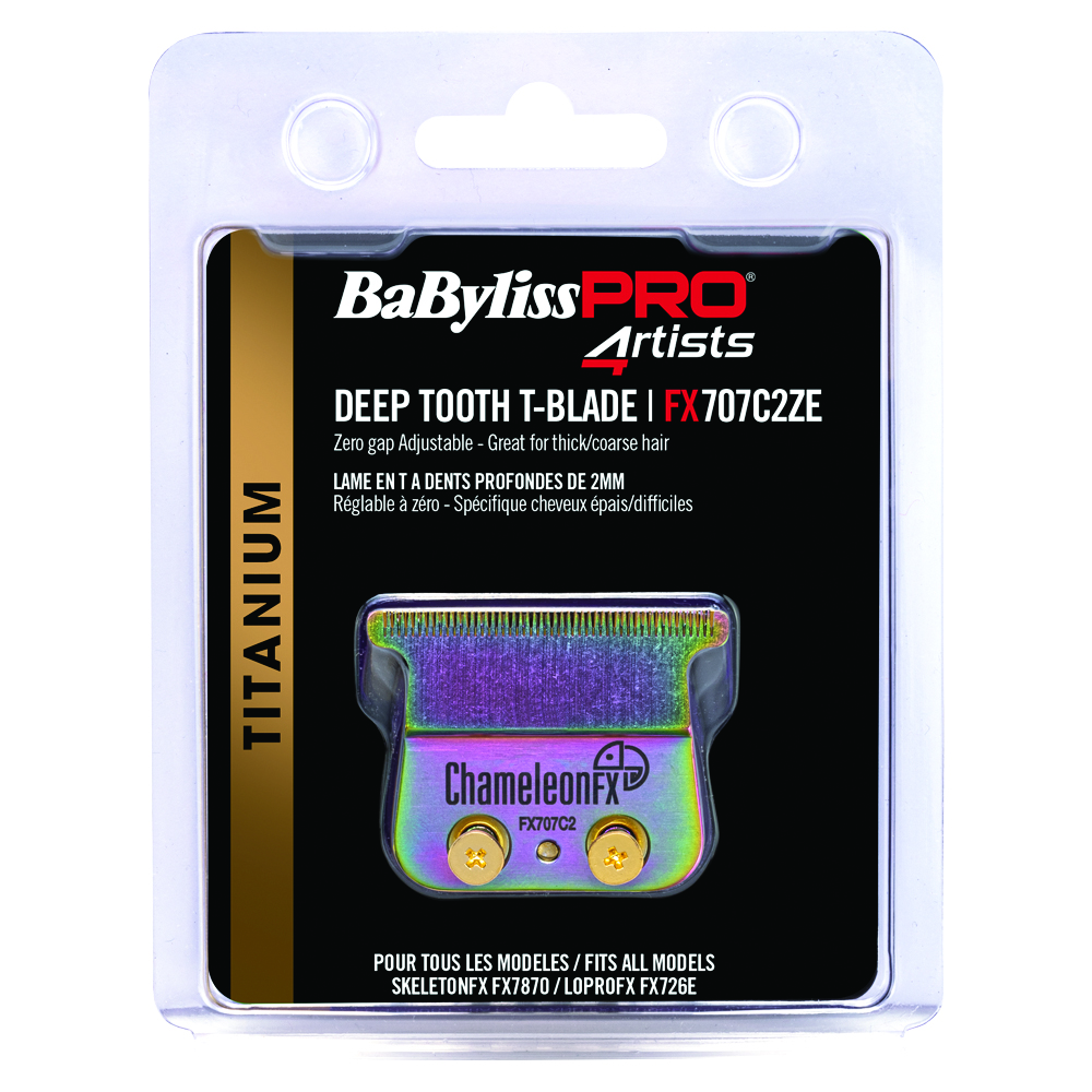 Trimmer Blade Skeleton Cham Deep Tooth DLC Titanium