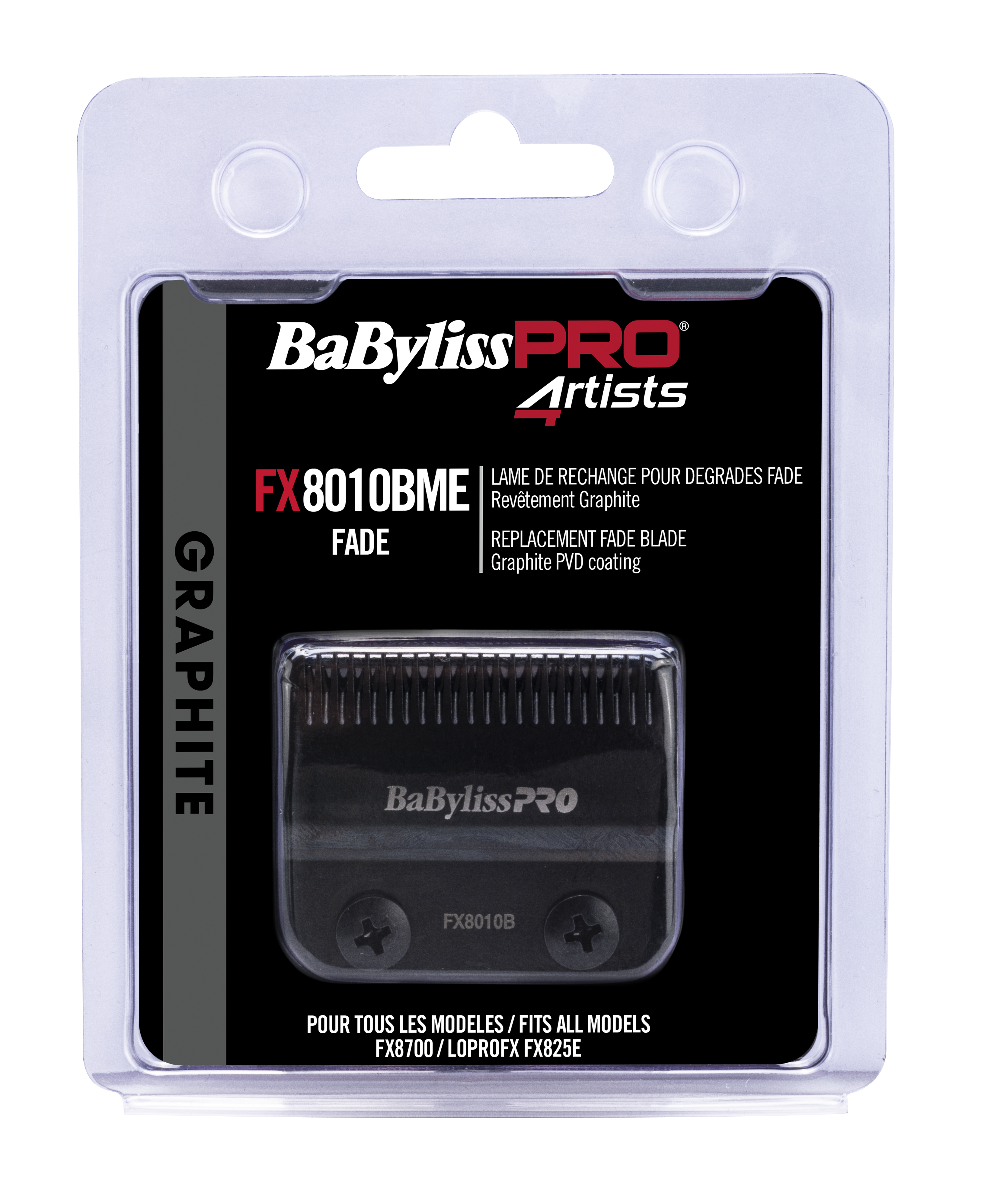 BaByliss PRO clipper fade blade FX8700/FX825/FX8705/FX895 Graphite