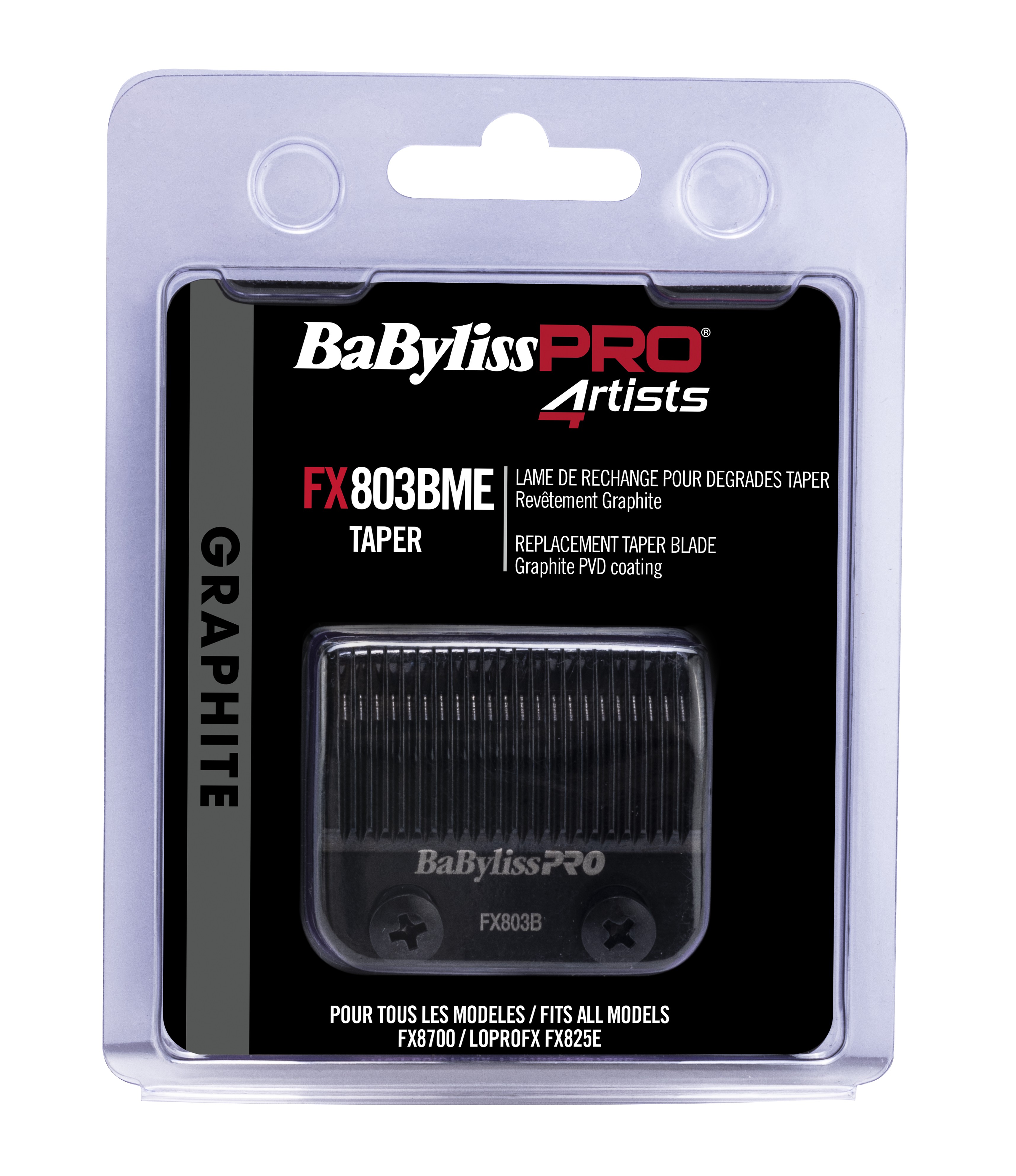 BaByliss PRO clipper taper Blade FX8700/FX825 graphite
