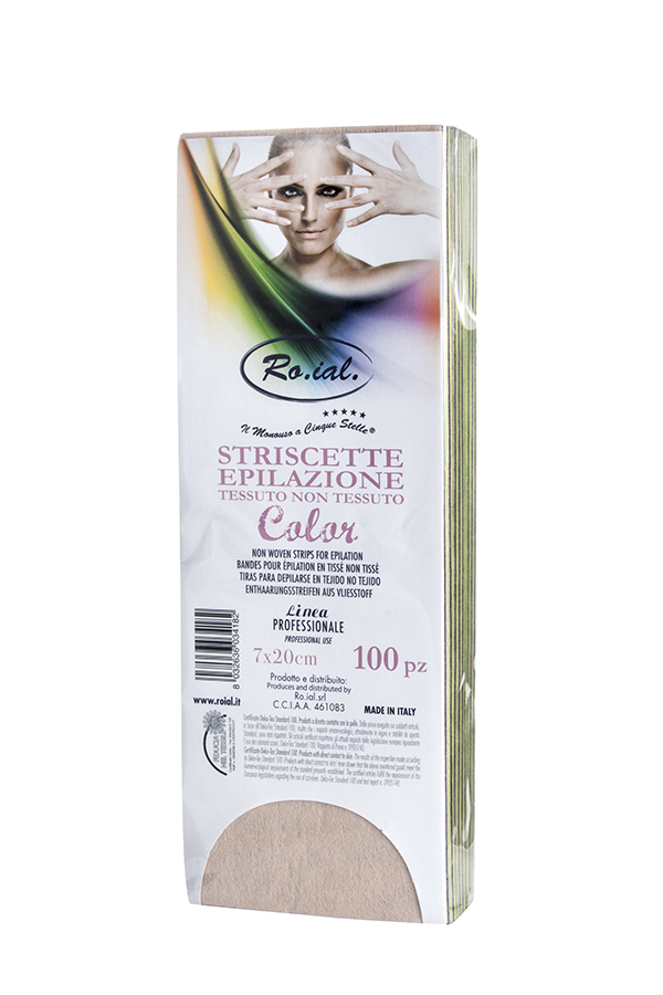 Waxing strips 100pcs - multicolor