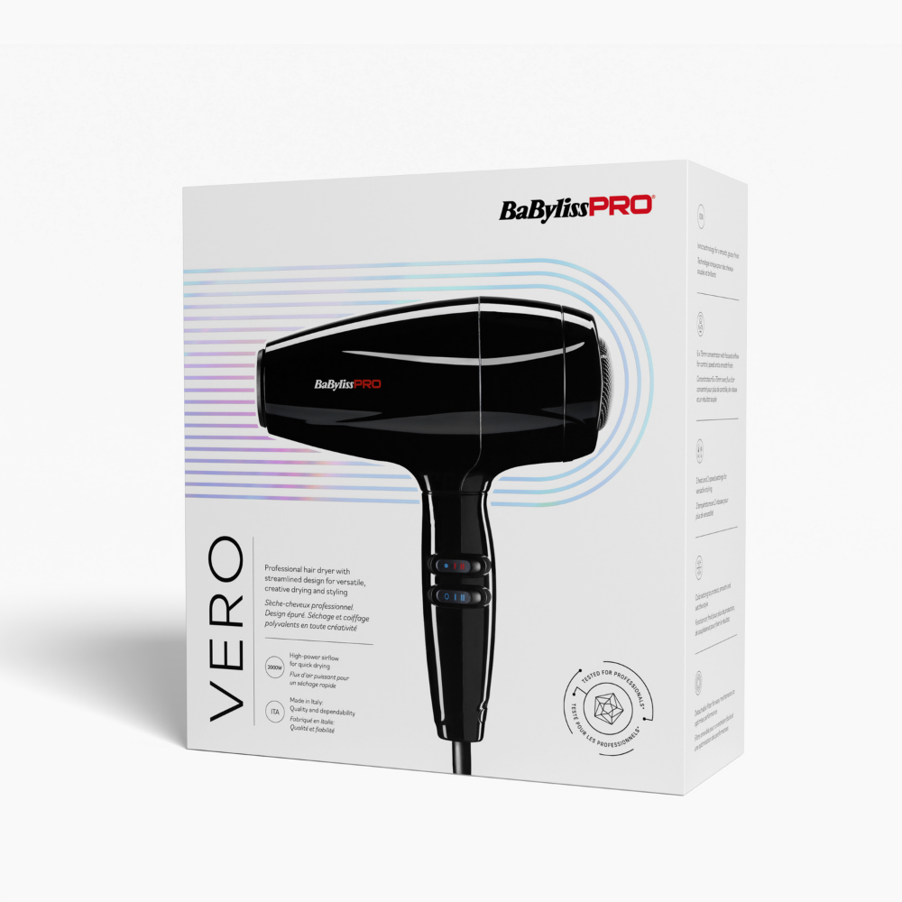 BaByliss PRO Professional Drying Vero 2000W IONIC AC DRYER