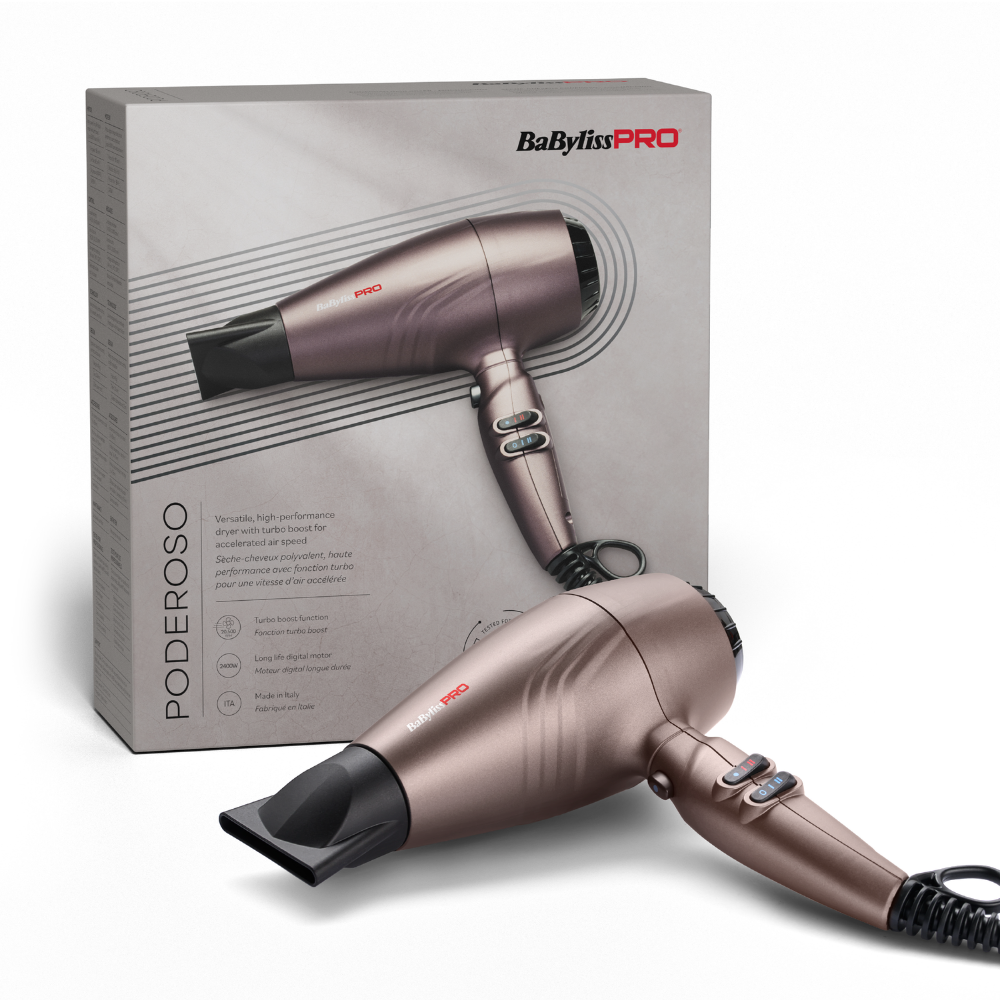 BaByliss PRO Poderoso professional digital hairdryer 2400W