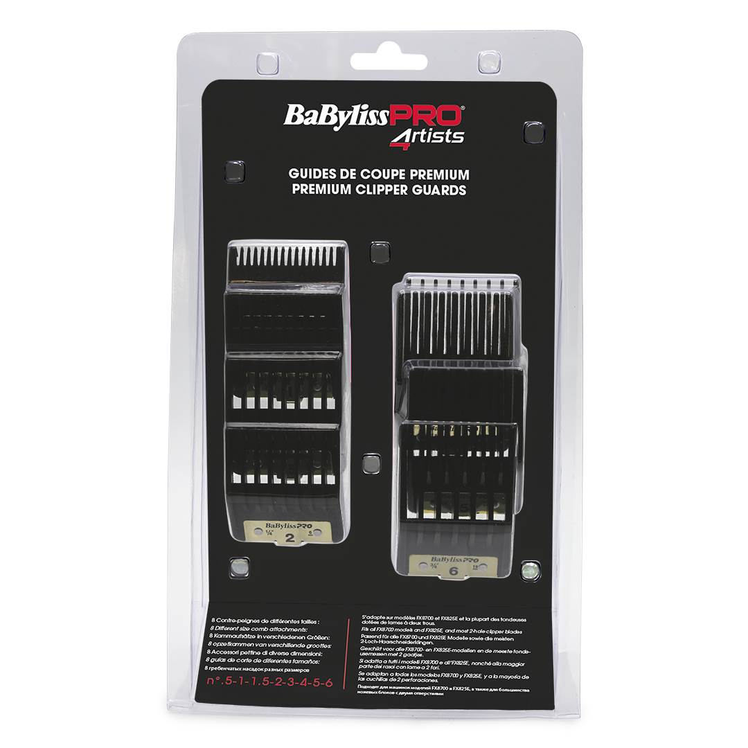 BaByliss PRO Premium Clipper Guards X 8