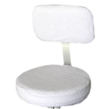 Cover for cosmetic rolling chair - seat and back