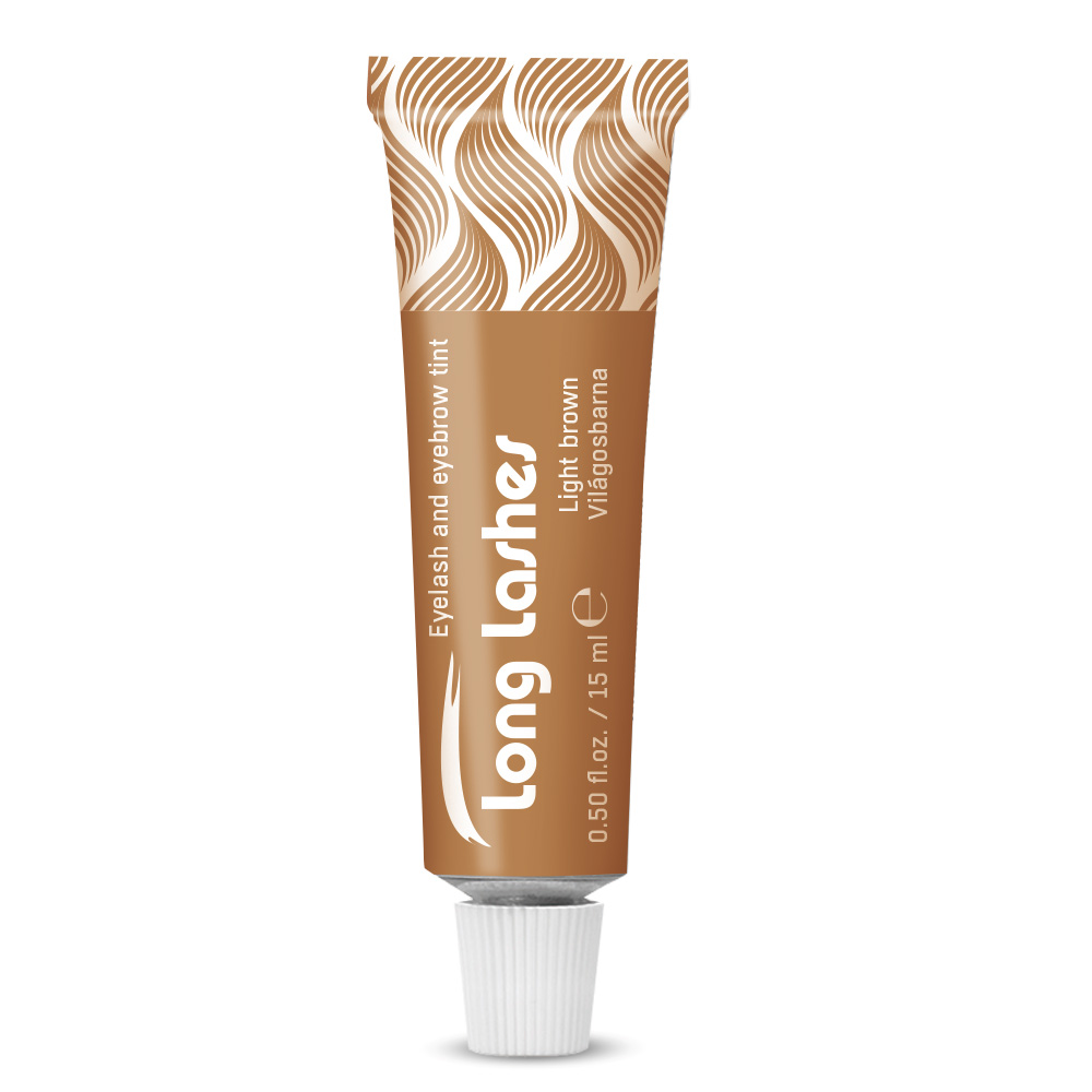 Long Lashes Eyelash and Eyebrow Tint Light brown 15ml
