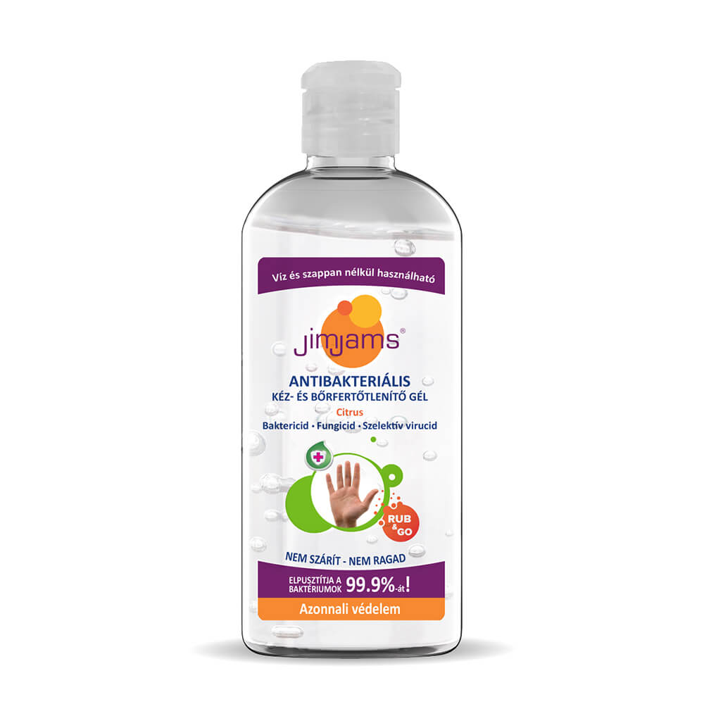 JimJams Antibacterial hand sanitizer gel 100ml