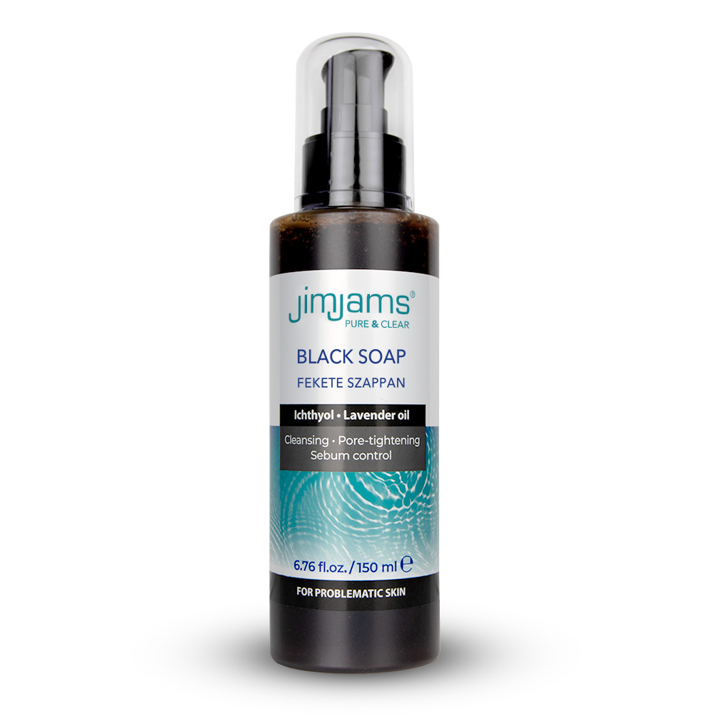 JimJams Pure & Clear Black Soap 150ml