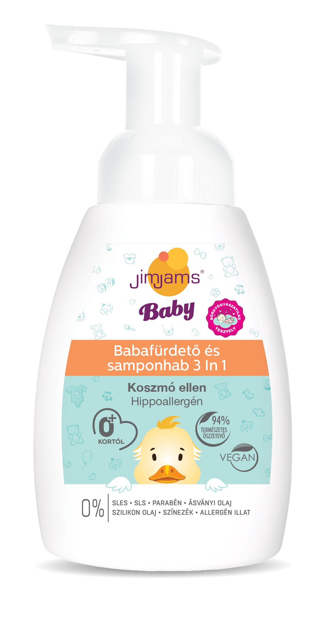JimJams Baby foaming bath and shampoo 3in1 250ml