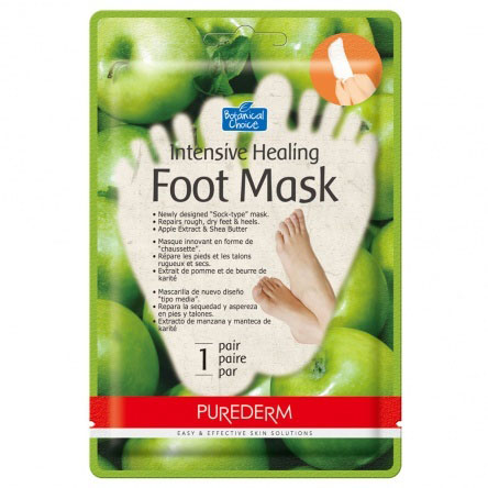 PureDerm Intensive Healing Foot Mask Apple