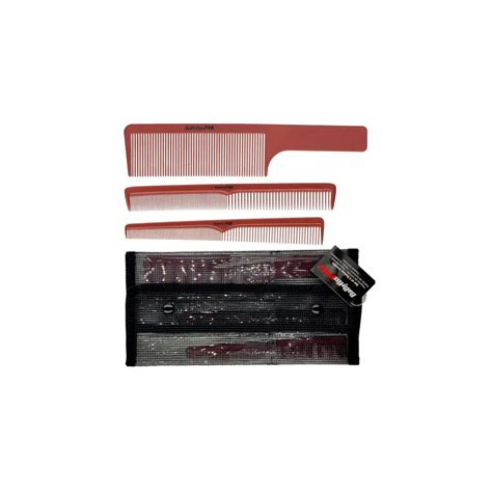 BaByliss Pro Red comb barber set
