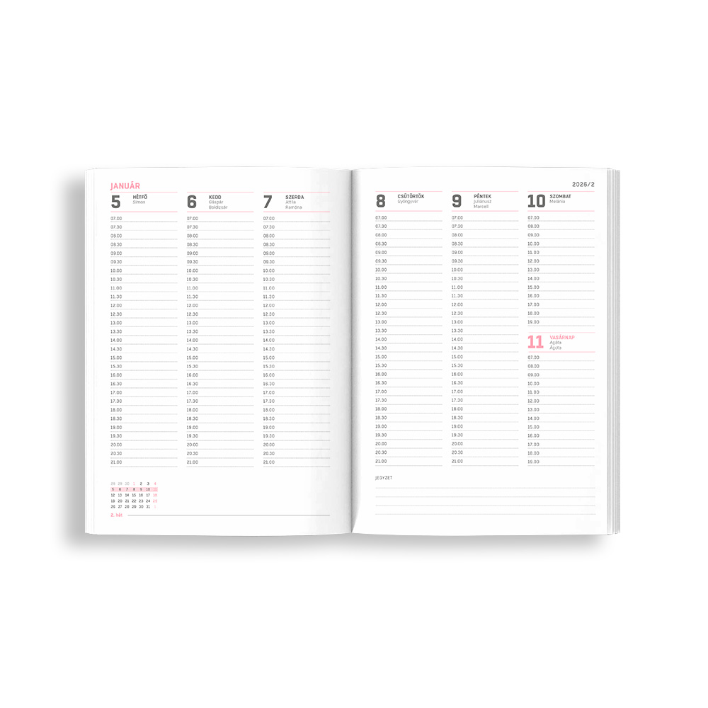 Long Lashes Guest diary 2027