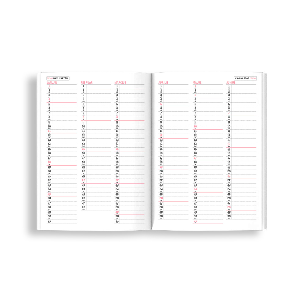 Long Lashes Guest diary 2027