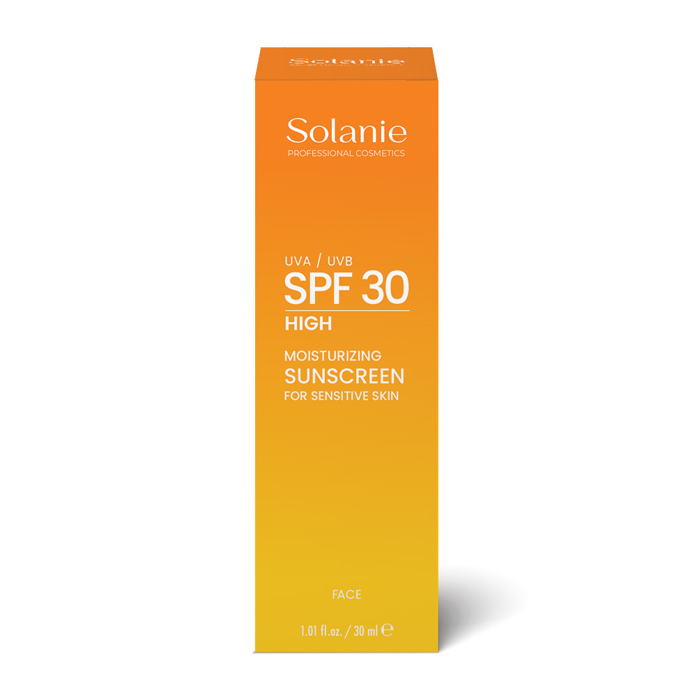 Solanie Moisturizing Sunscreen for sensitive skin - face 30ml