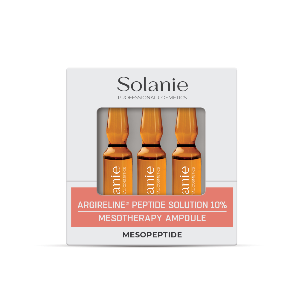 Solanie Argireline Peptide Solution 10% Mesotherapy Ampoule 3X2 ml