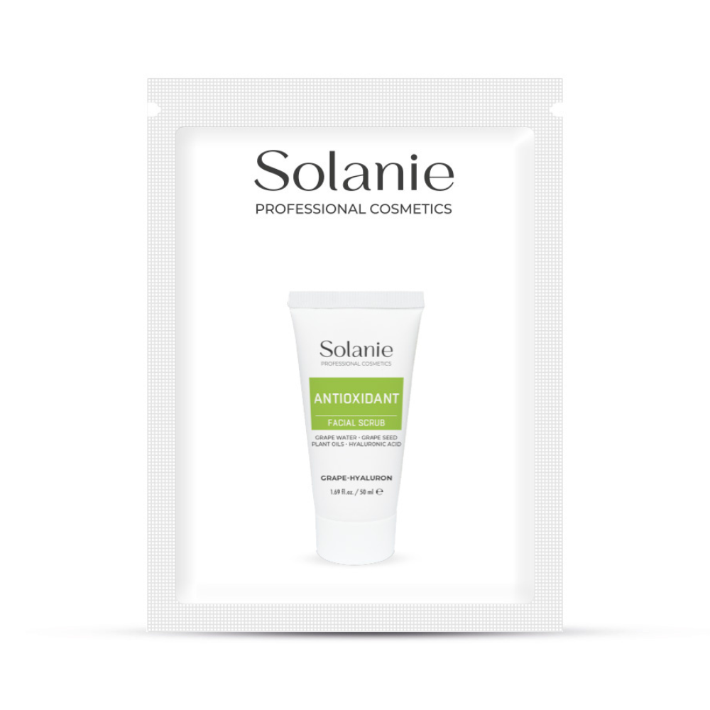 Solanie Sample Grape-Hyaluron facial scrub 3 ml