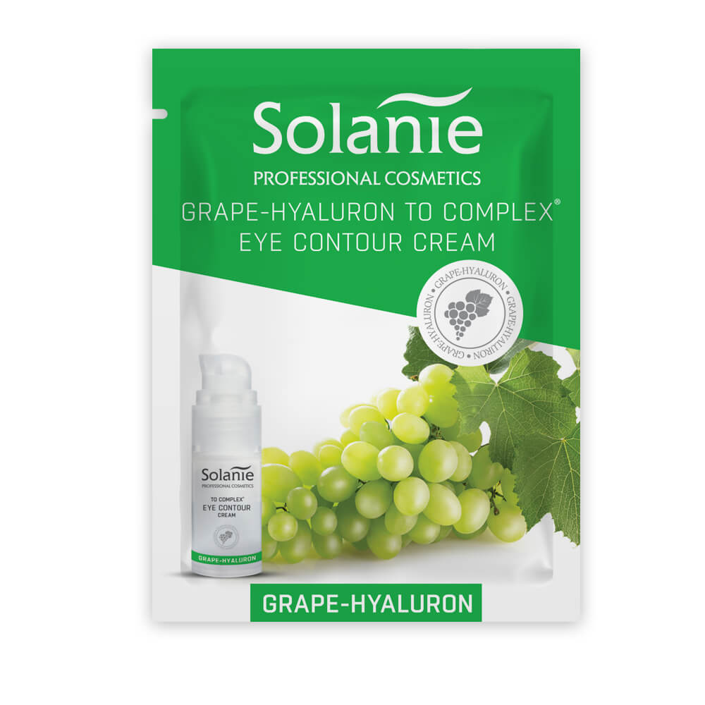 Solanie Sample Grape-hyaluron eye contour cream with TO Complex 1 ml