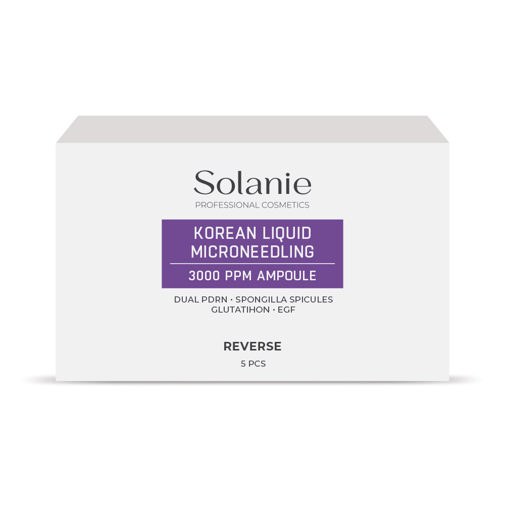 Solanie Reverse Korean Dual PDRN Spicule Treatment Ampoule 5x5ml
