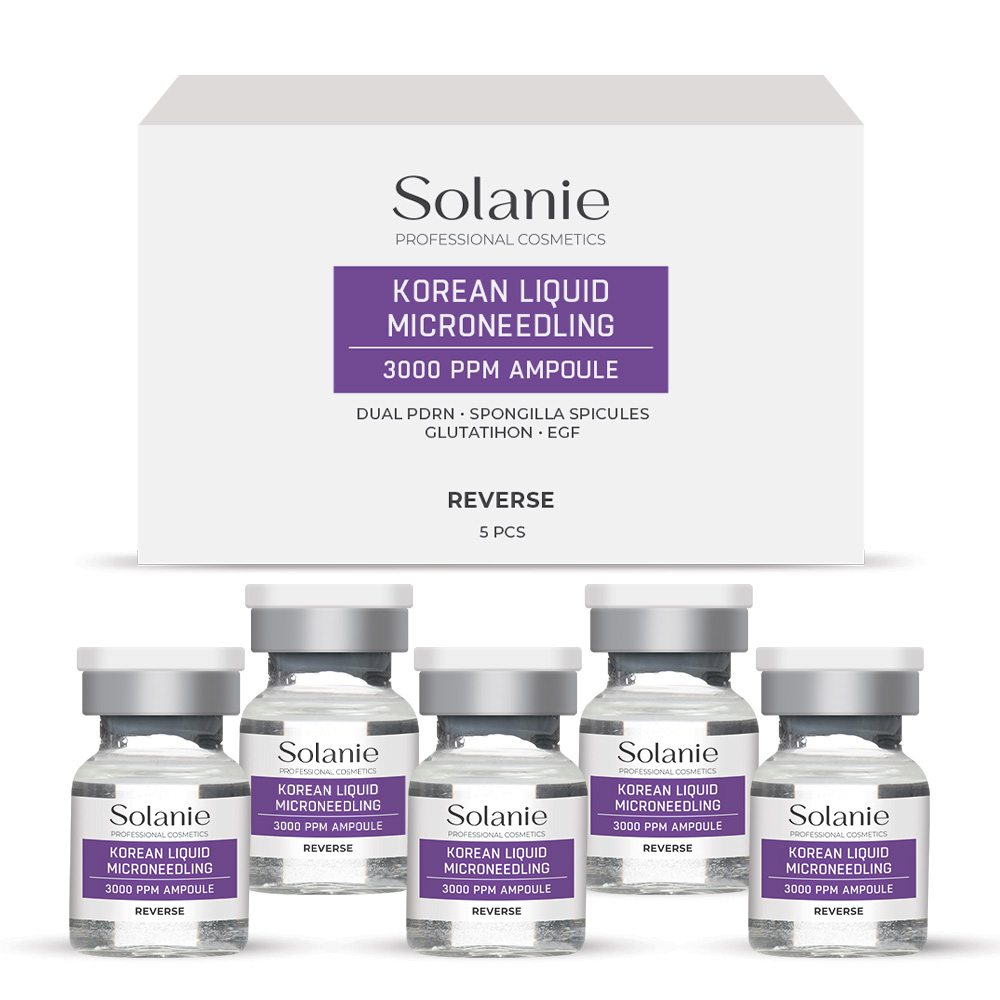 Solanie Reverse Korean Dual PDRN Spicule Treatment Ampoule 5x5ml