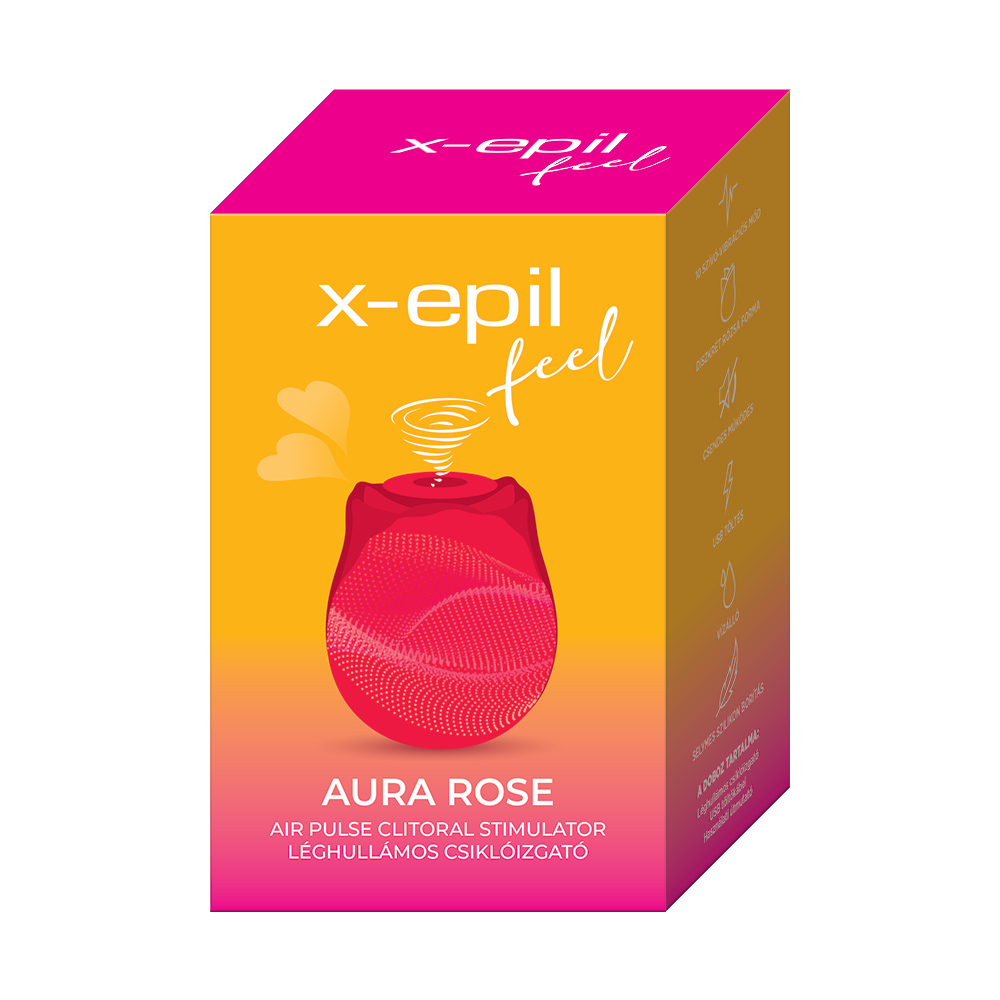 X-Epil Feel Aura Rose Air pulse clitoral stimulator