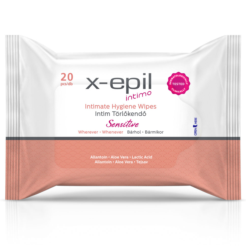 X-Epil Intimate hygiene wipes - sensitive 20 pcs