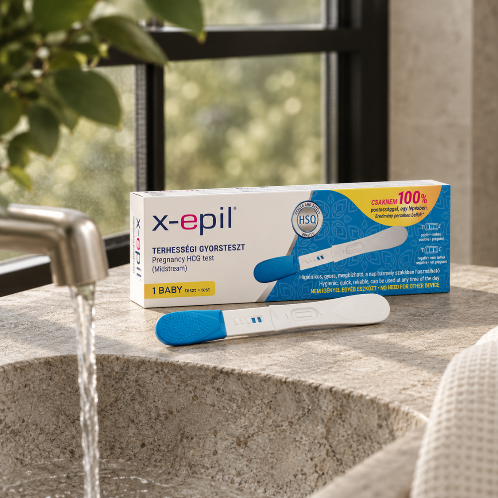 X-Epil Pregnancy rapid test pen 1pc - exclusive
