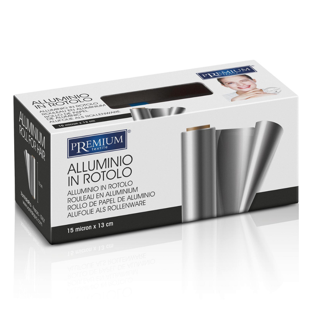 Aluminium Roll For Hair - Silver 13 cm - 15 Micron