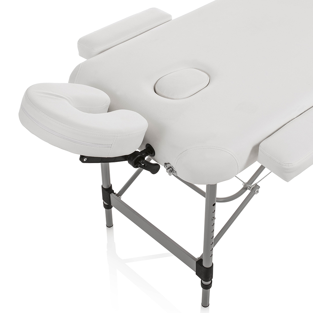 Master Alluminium White folding bed