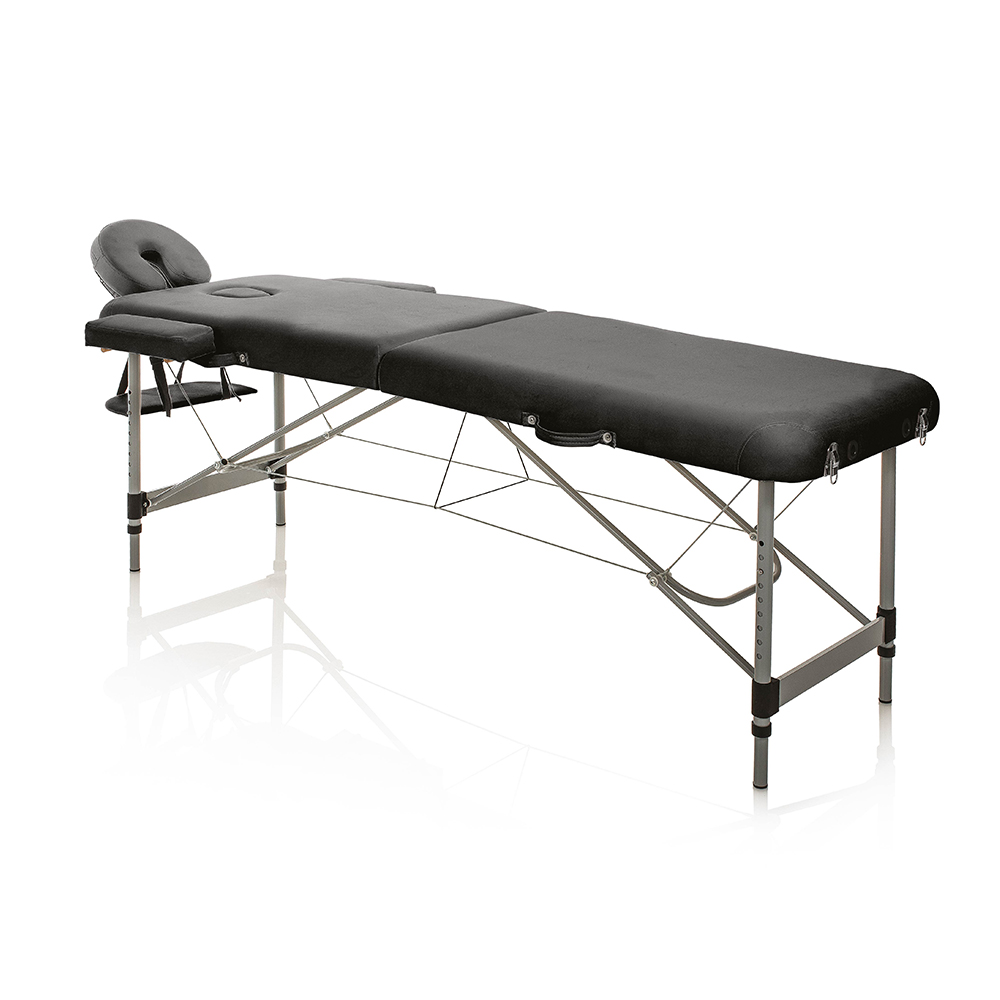 Master Alluminium Black folding bed