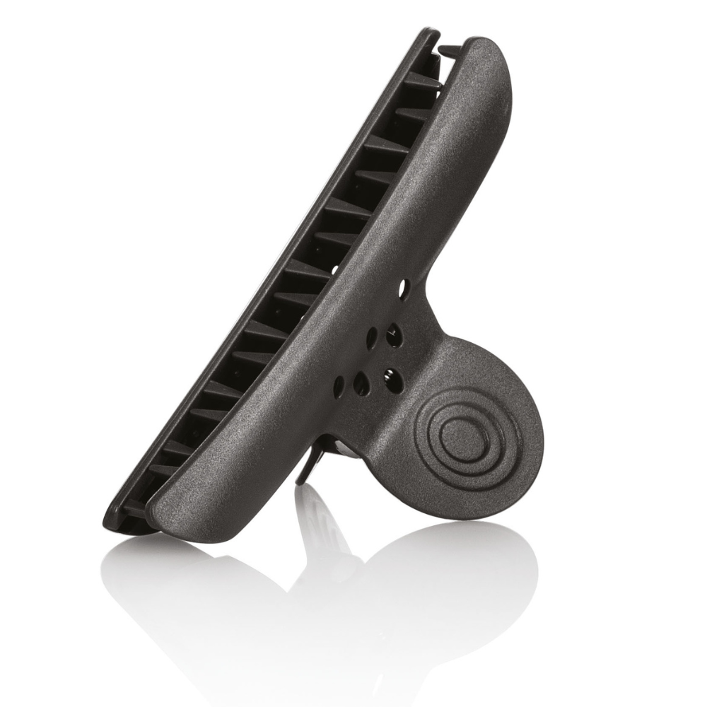 Plastic Claw Hair Clips Black Pack 4 Pcs