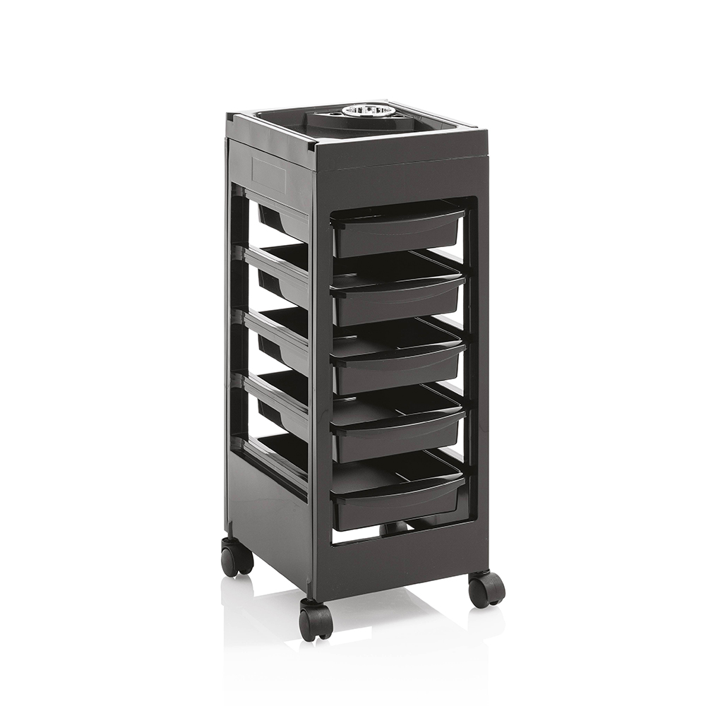 Milano Black equipment trolley