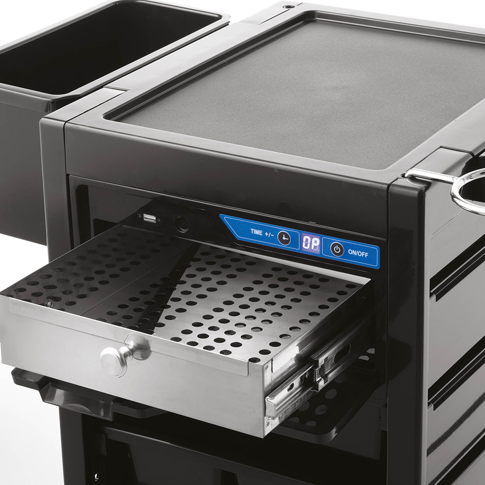 New York UV Pro Black disinfection trolley with UVC light