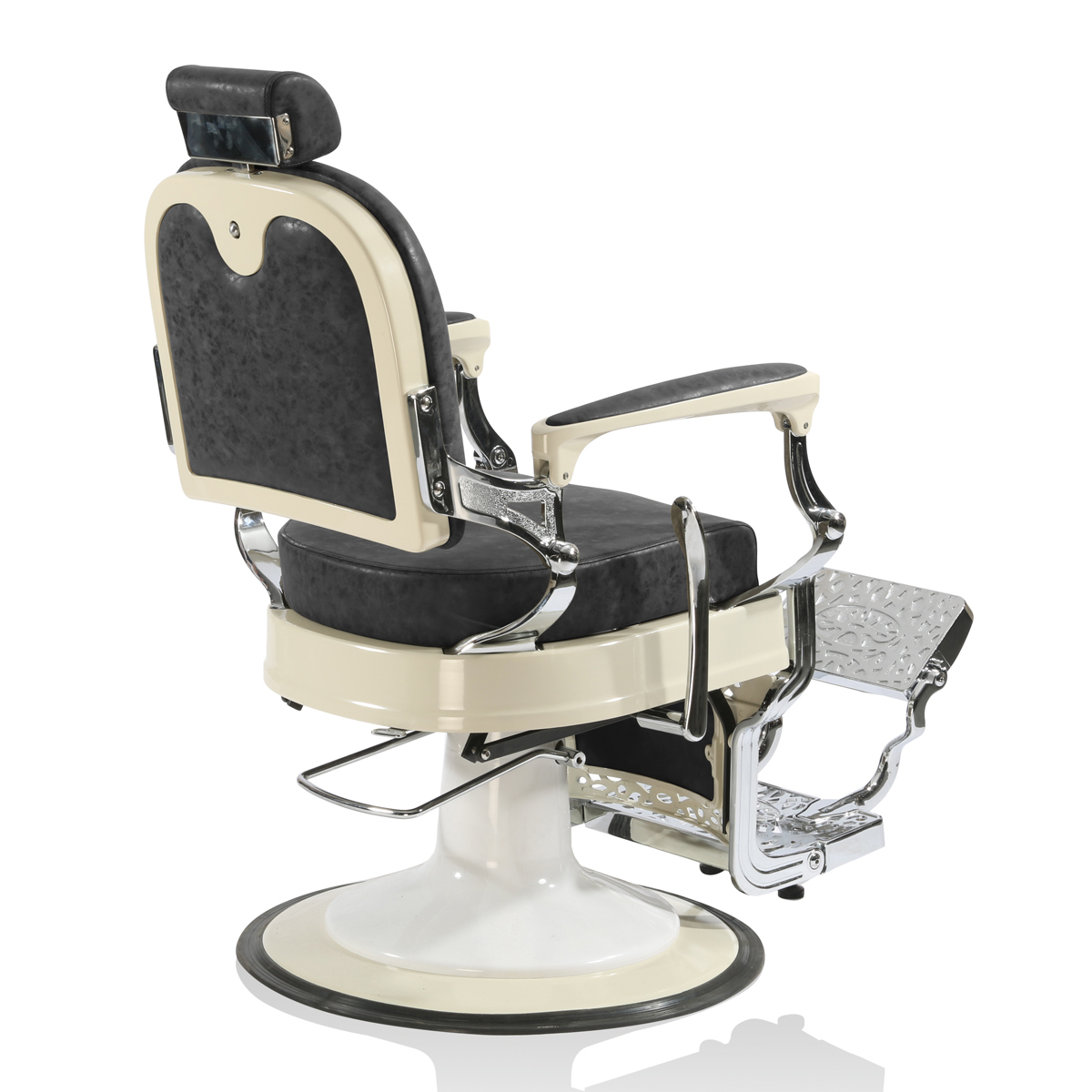 Hair Mustang black barber chair