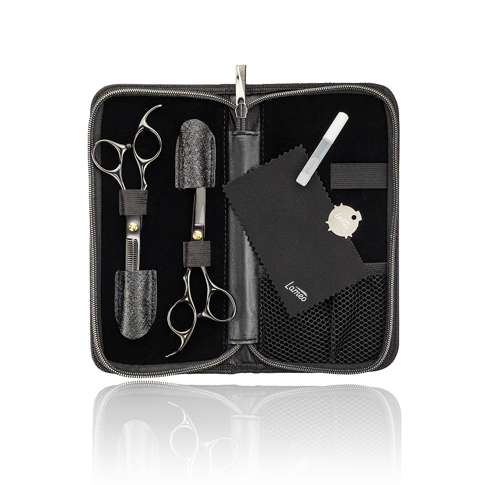 Stage pro set offset black  6" Professional cutting set with case