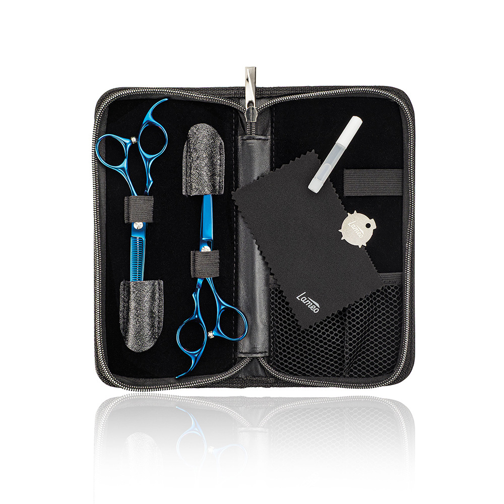 Stage pro set offset blue  5,5" Professional cutting set with case