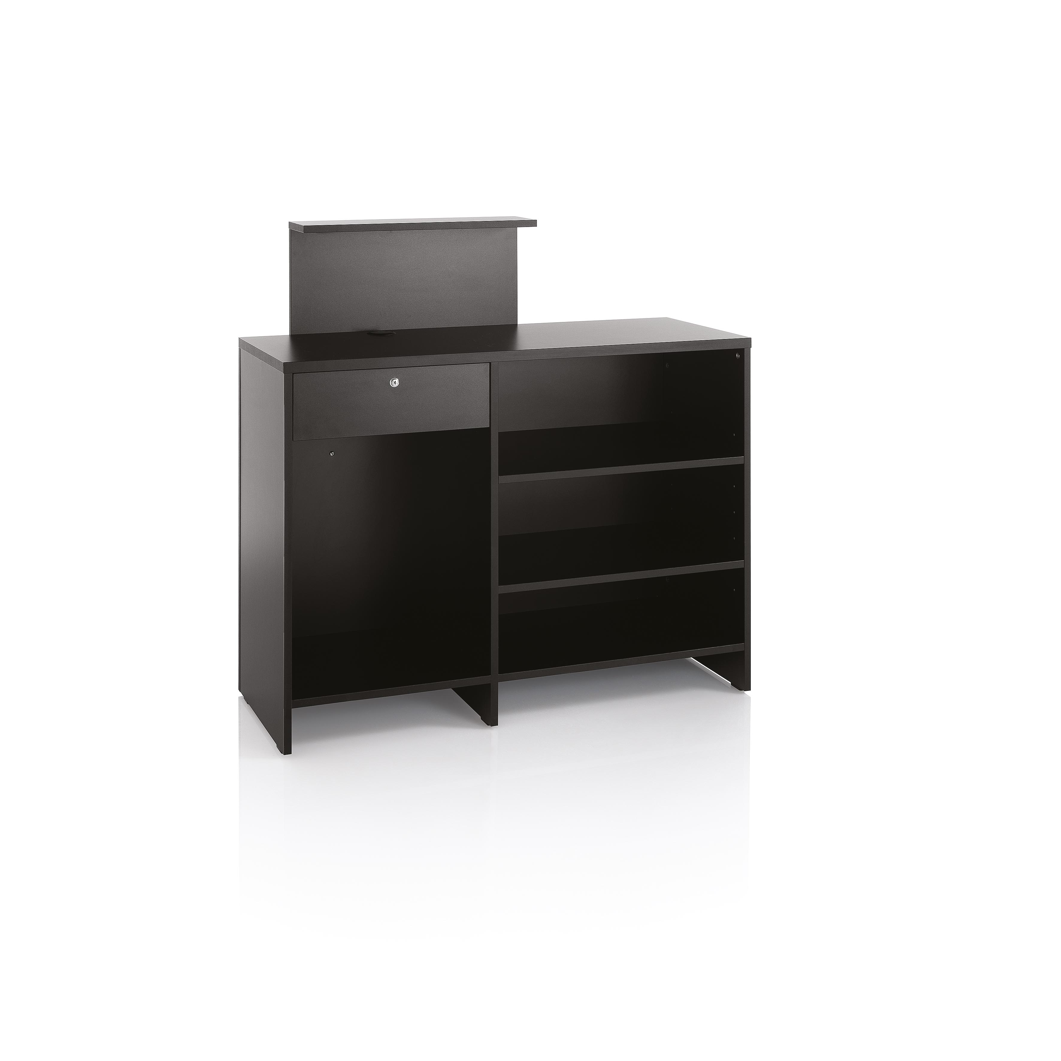 VIsta Consolle Black Reception counter