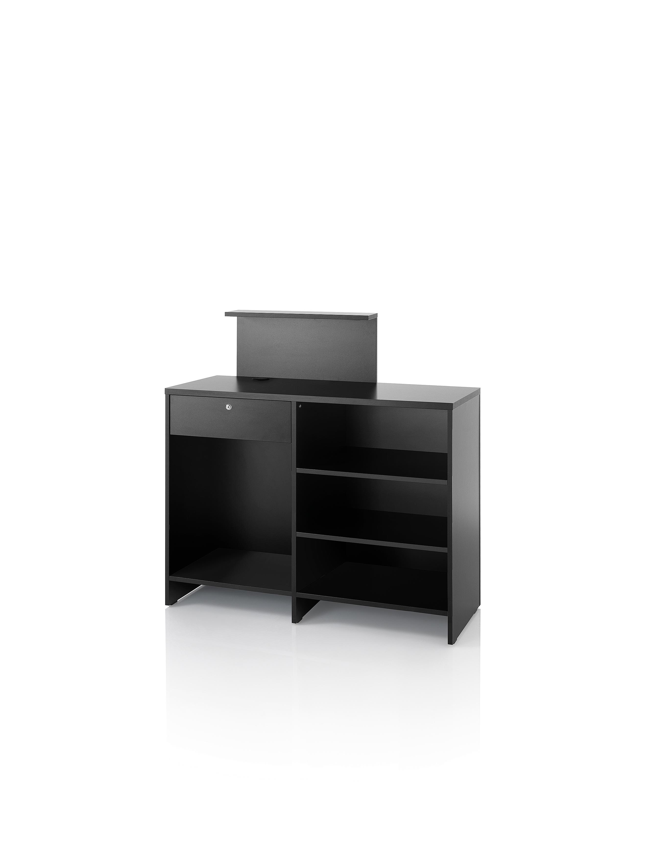 VIsta Consolle Black Reception counter