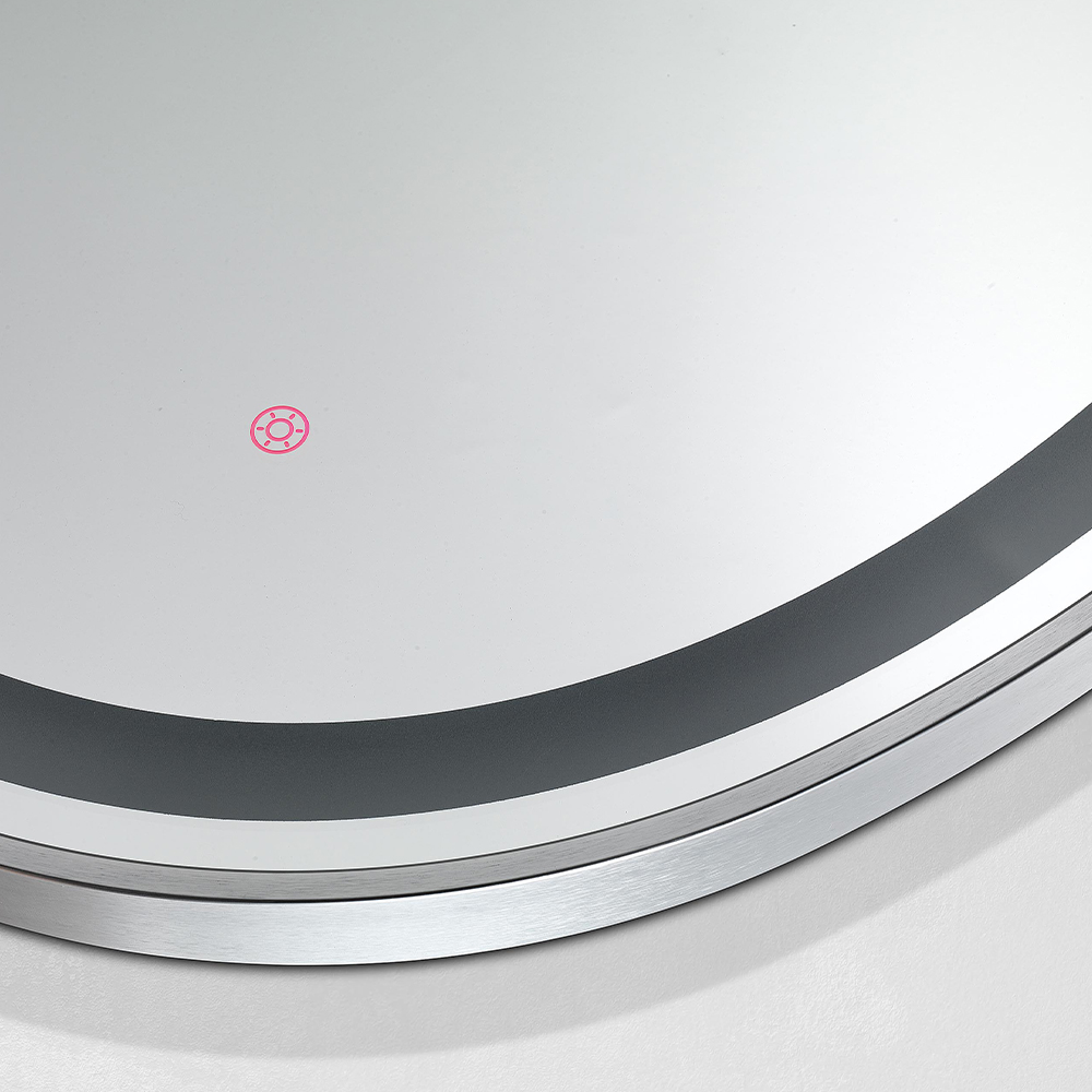 Nuvola mirror with light