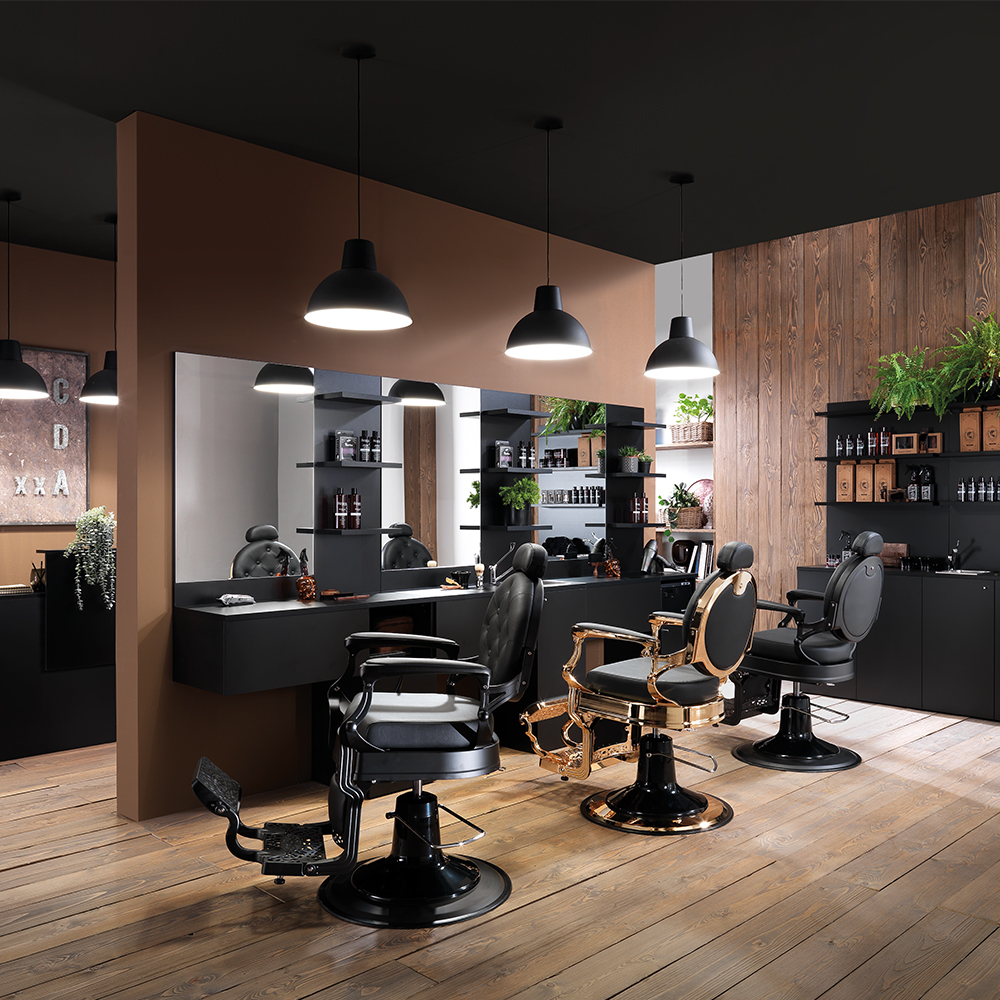 Hair Custom Gold King barber chair