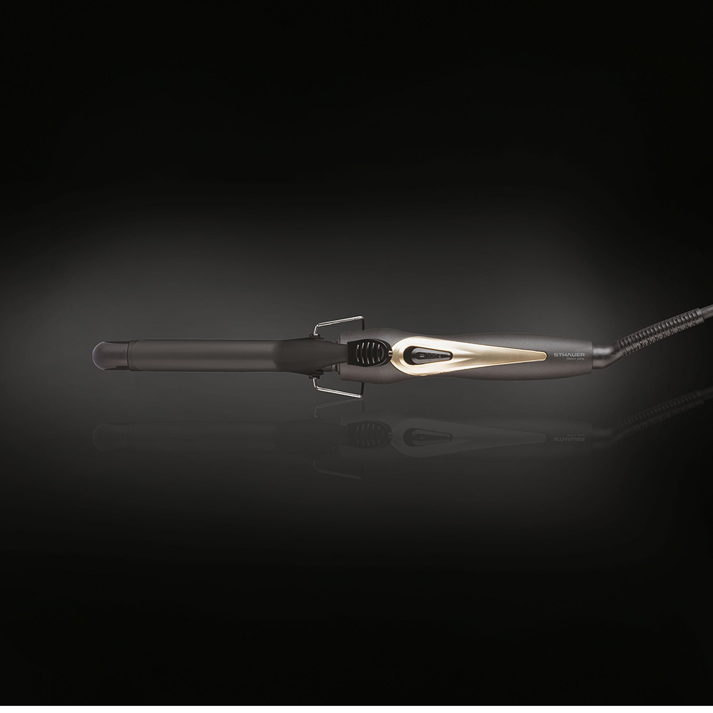 Sthauer Black Wave Curling Wand With Clamp Ø 19 mm