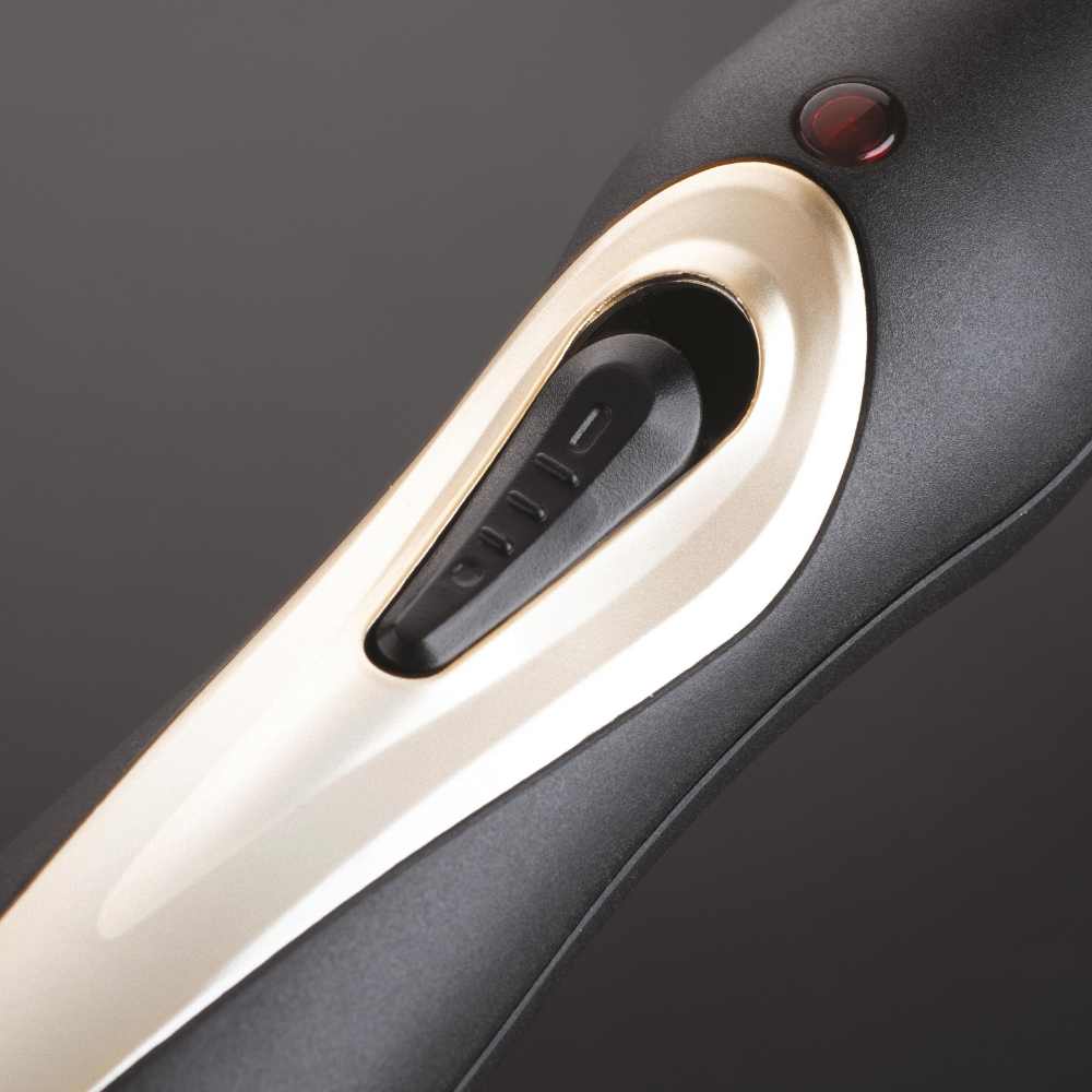 Sthauer Black Wave Curling Wand With Clamp Ø 19 mm