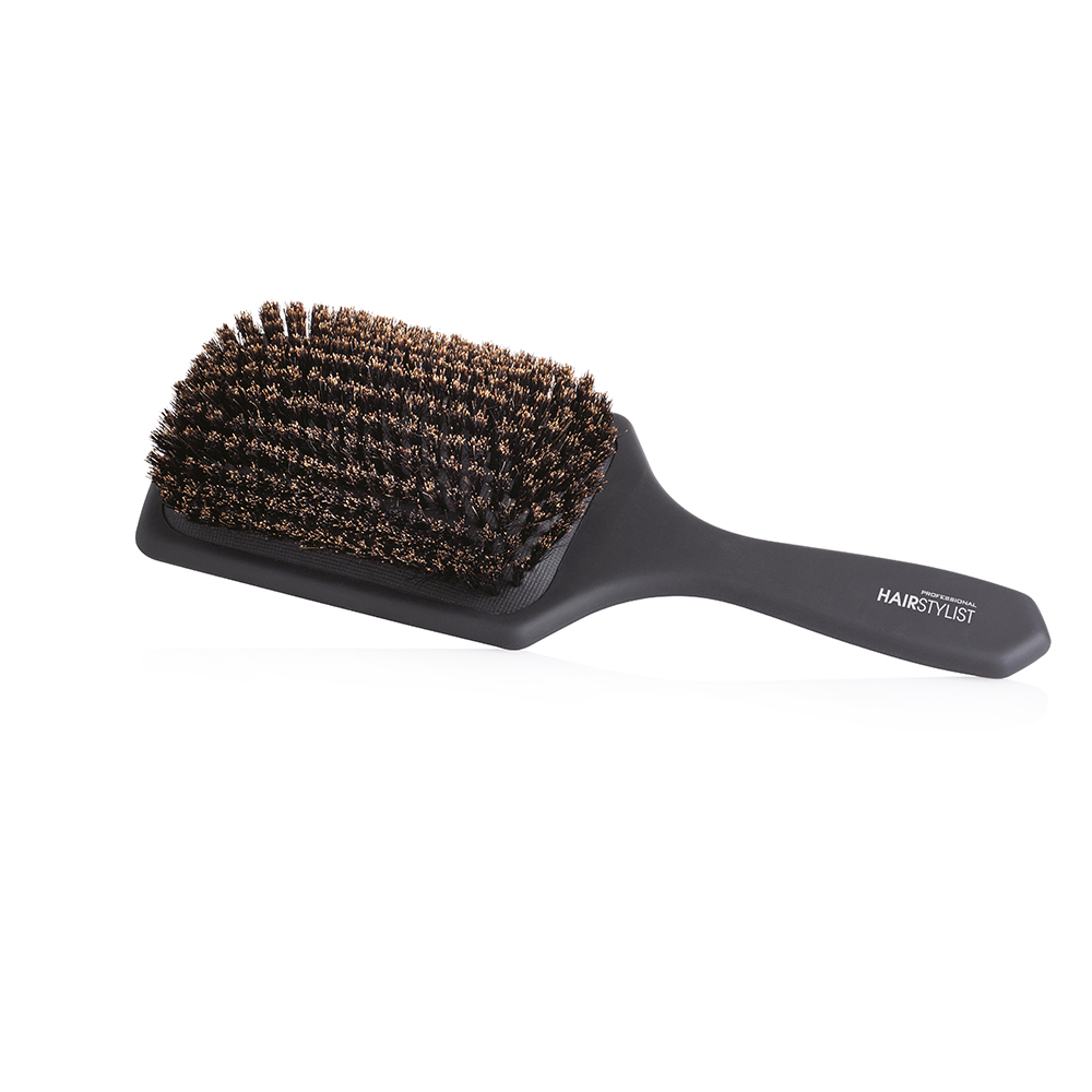 Hair Stylist brush with  pure boar bristles