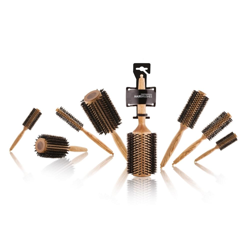 Ash wood brushes with 100% boar bristle 35mm